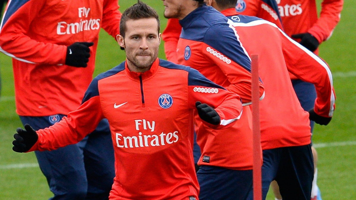 Yohan Cabaye pierwszy trening w nowym zespole PSG