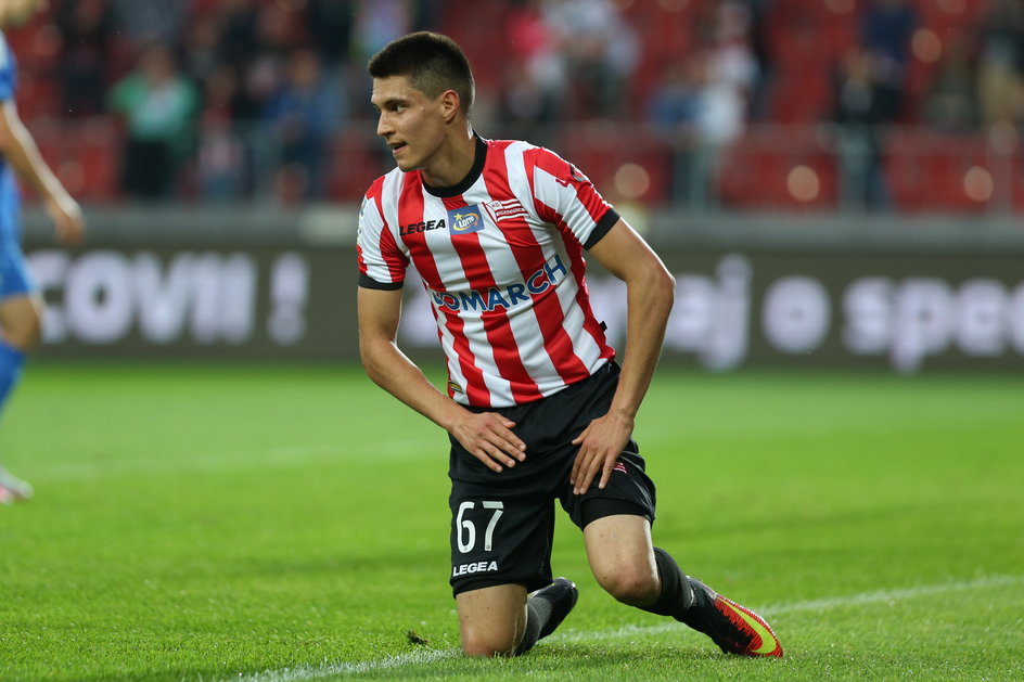 Bartosz Kapustka w barwach Cracovii