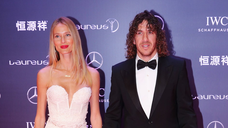 Carles Puyol i Vanessa Lorenzo