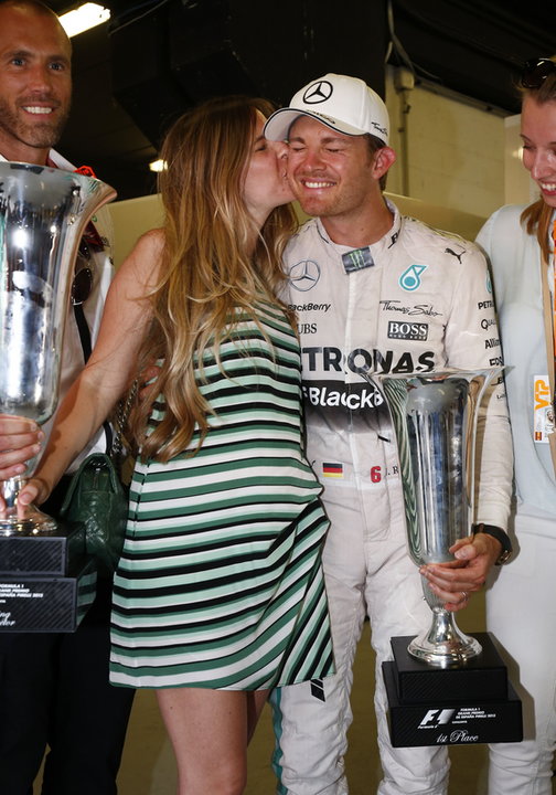 Nico Rosberg z żoną Vivian