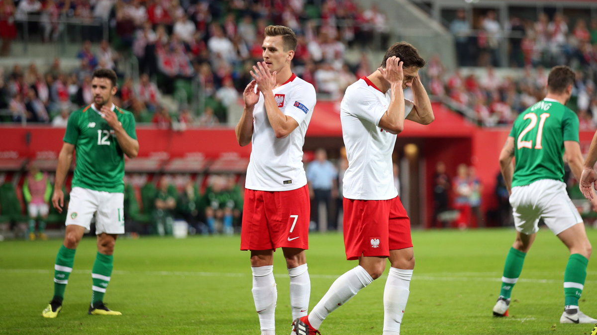 Arkadiusz Milik i Grzegorz Krychowiak