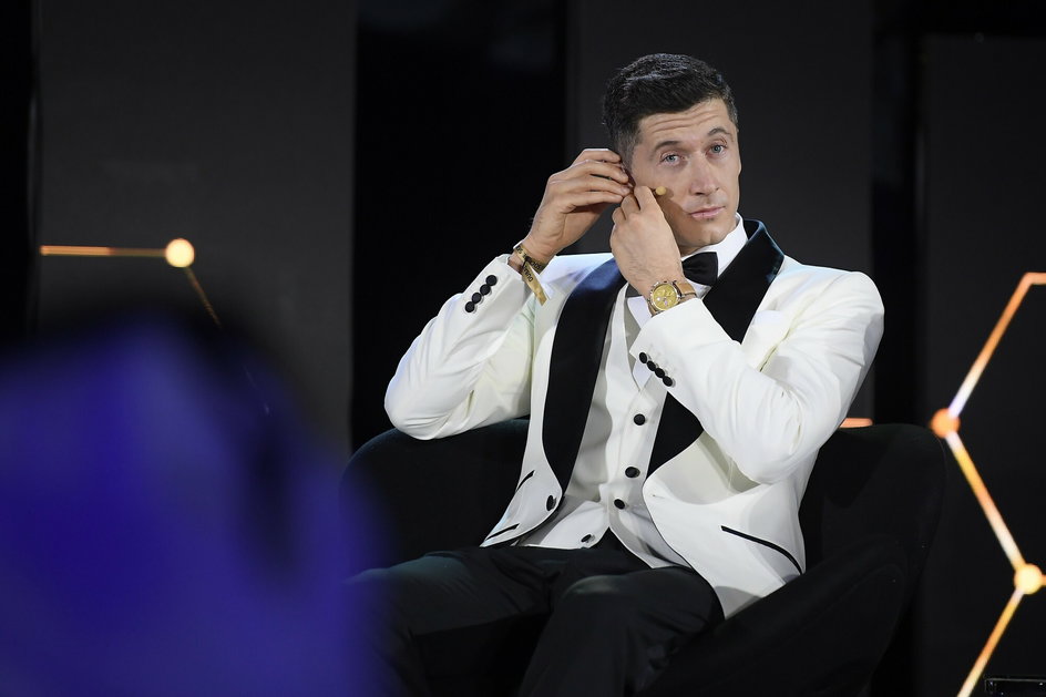 Robert Lewandowski na Globe Soccer Awards 2020