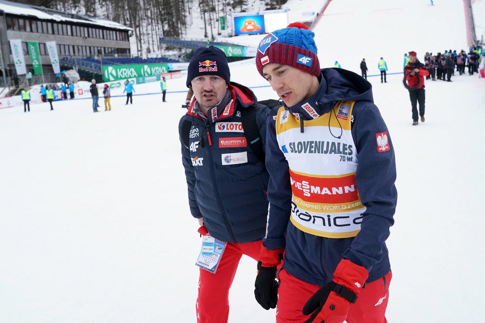 Adam Małysz i Kamil Stoch