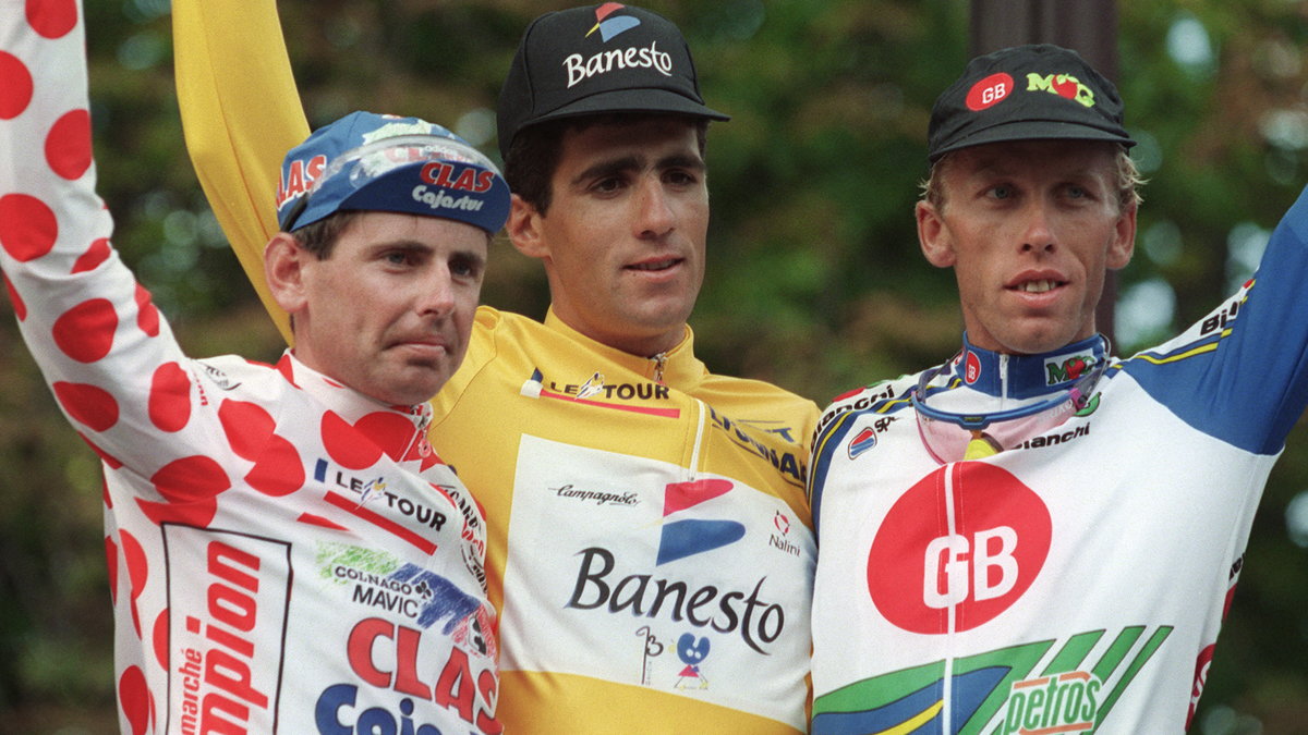 Tony Rominger, Miguel Indurain, Zenon Jaskuła