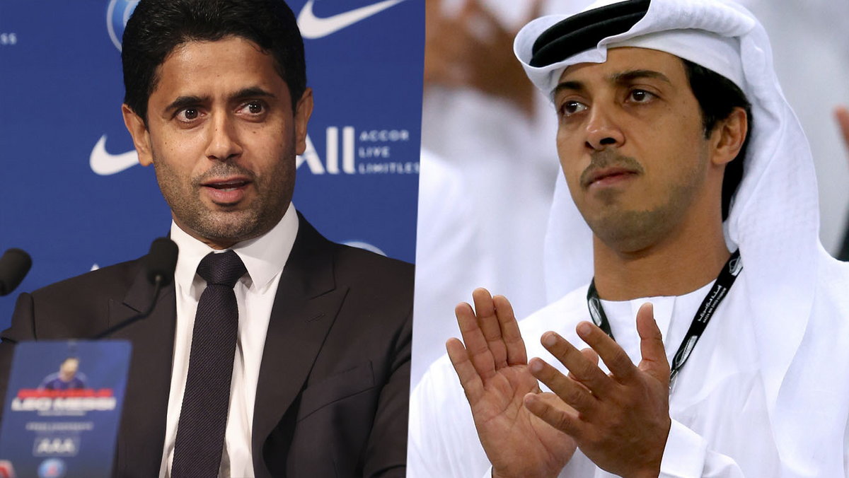 Nasser Al-Khelaifi i Mansour bin Zayed Al Nahyan