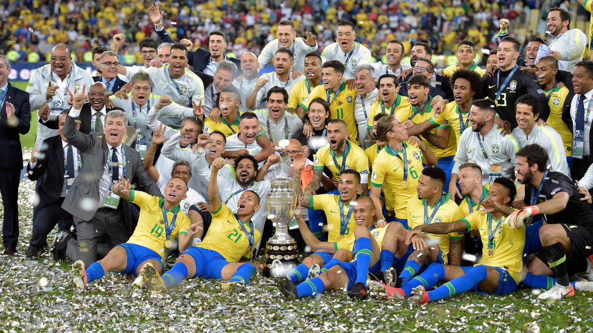 Brazylia po wygraniu Copa America