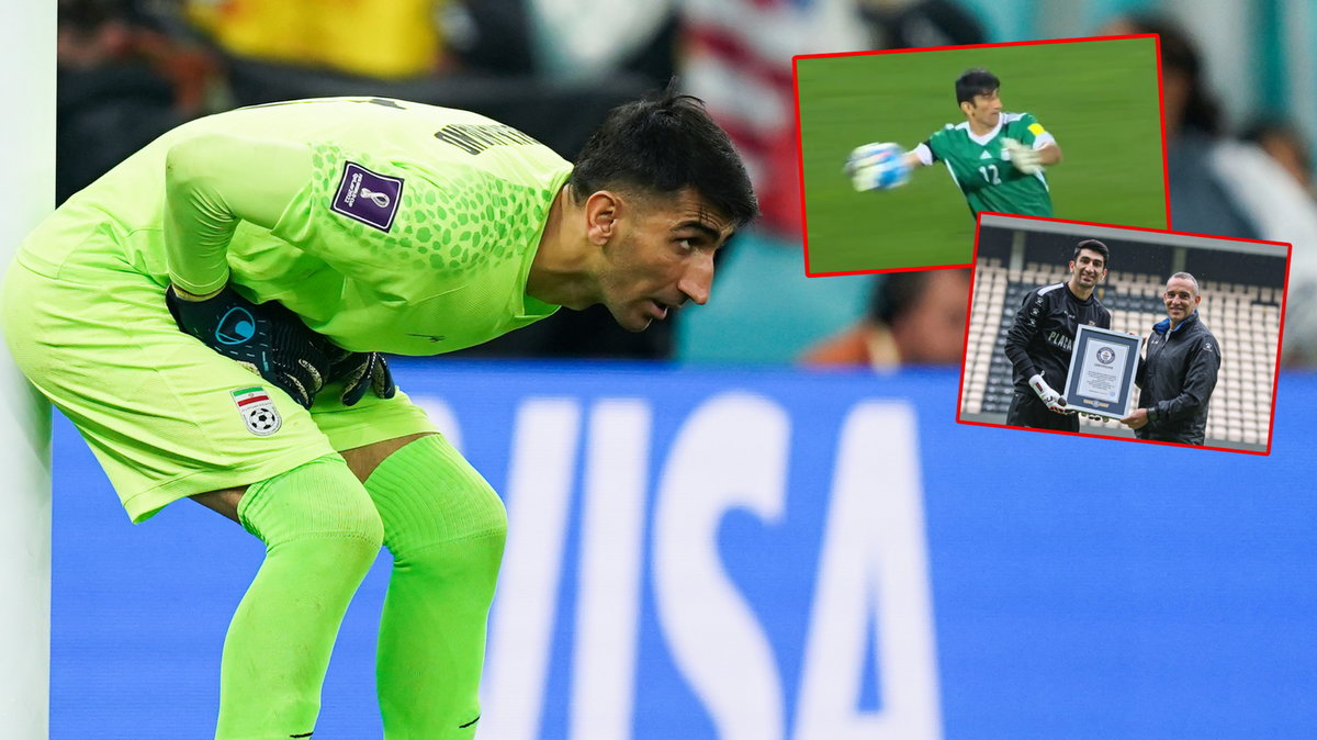 Alireza Beiranvand z rekordem Guinnessa