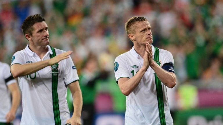 Robbie Keane i Damien Duff