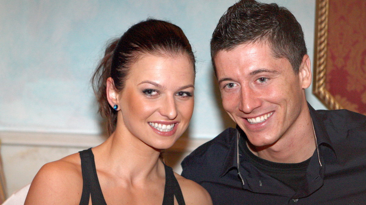 Anna Stachurska i Robert Lewandowski