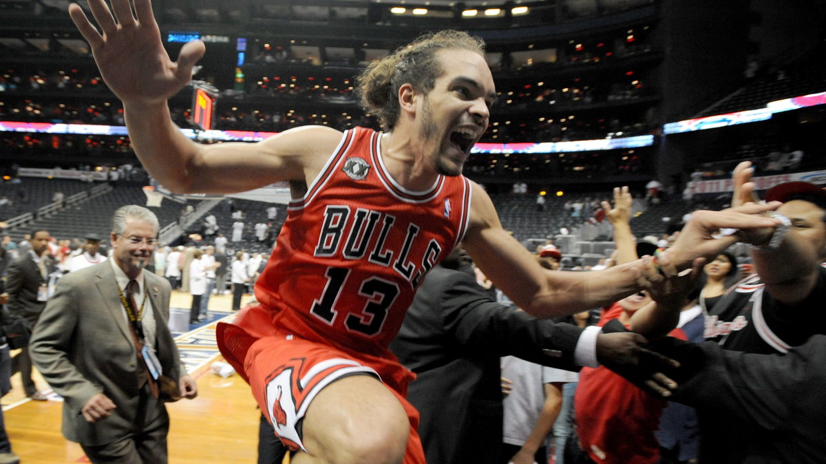 Joakim Noah w czasach gry w Chicago Bulls 