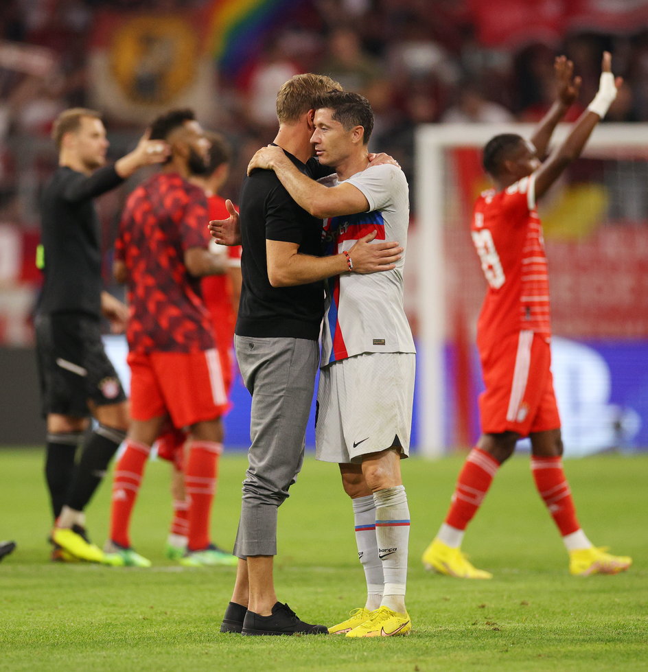 Julian Nagelsmann i Robert Lewandowski