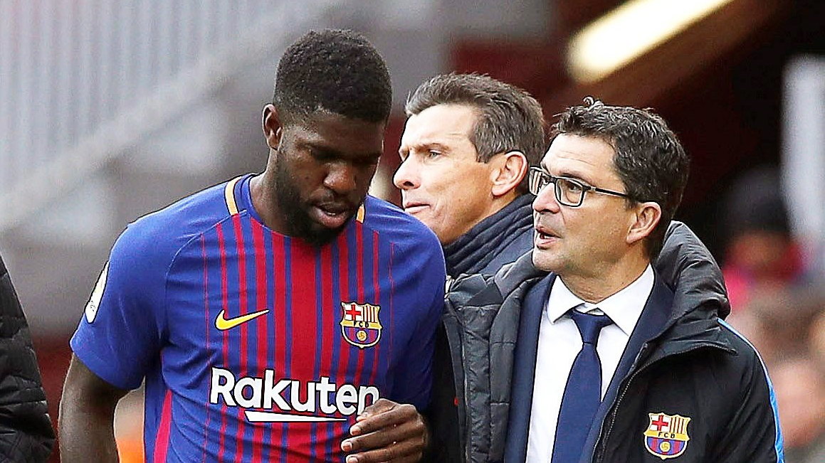 Samuel Umtiti (z lewej)