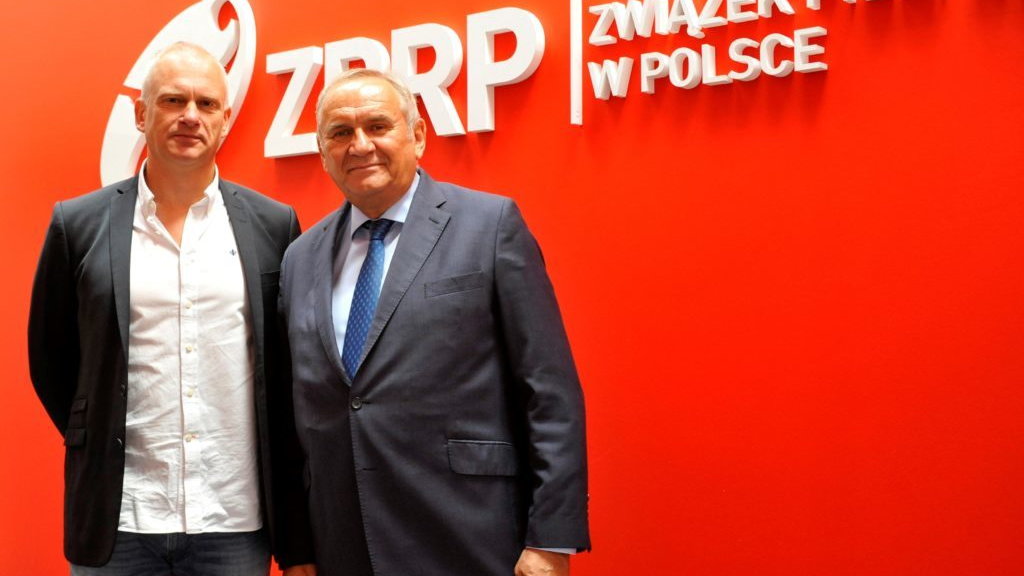 Arne Senstad (z lewej) i Andrzej Kraśnicki