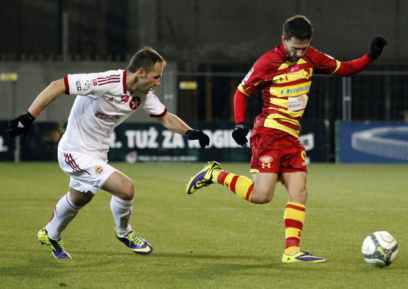 PIŁKA NOŻNA EKSTRAKLASA JAGIELLONIA KONTRA WISŁA KRAKÓW