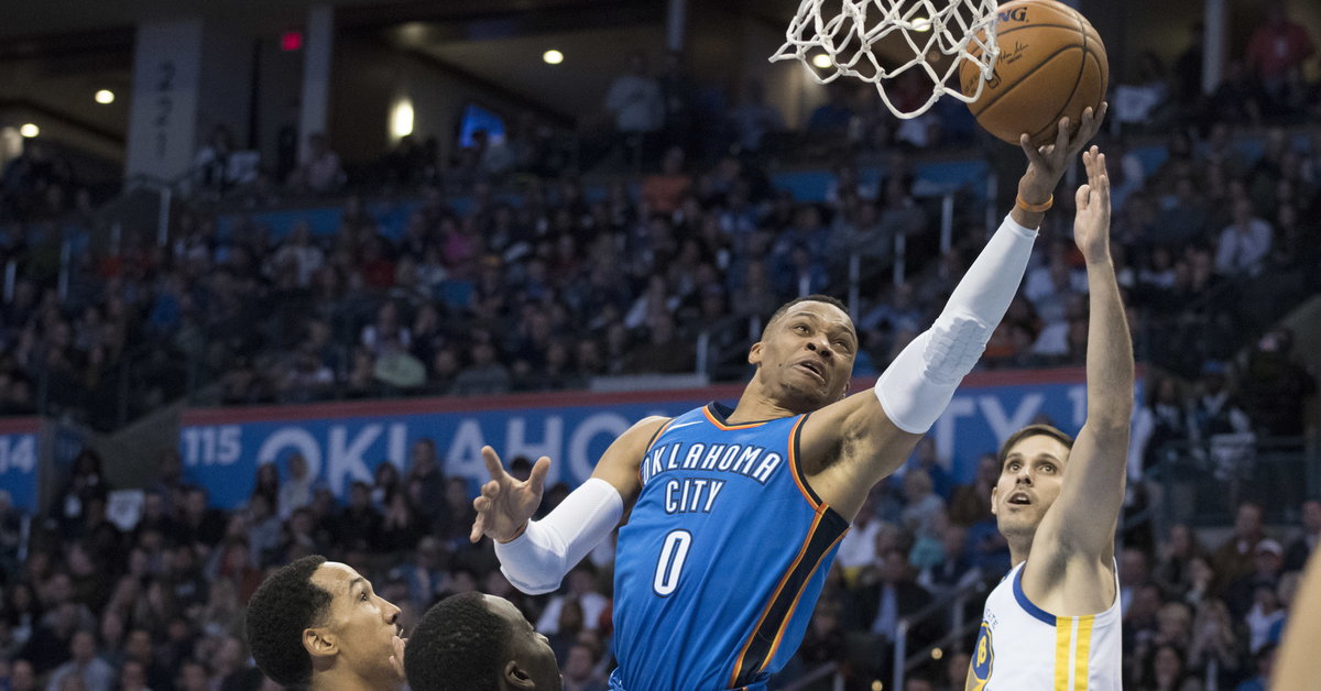 NBA triple double Russella Westbrooka, kontuzja Devina Bookera