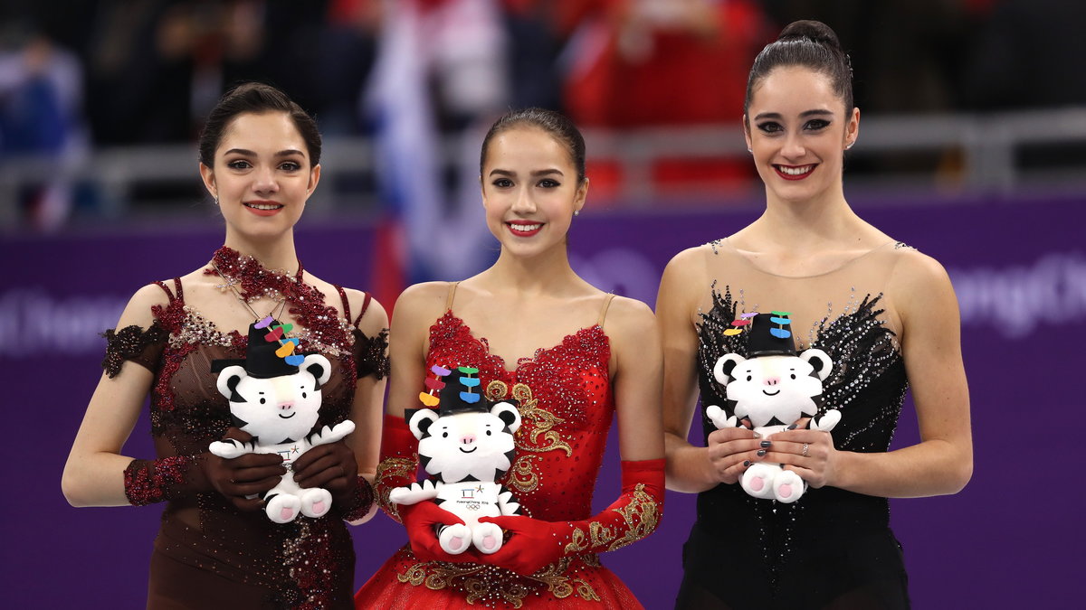 Jewgenija Miedwiediewa, Alina Zagitowa, Kaetlyn Osmond