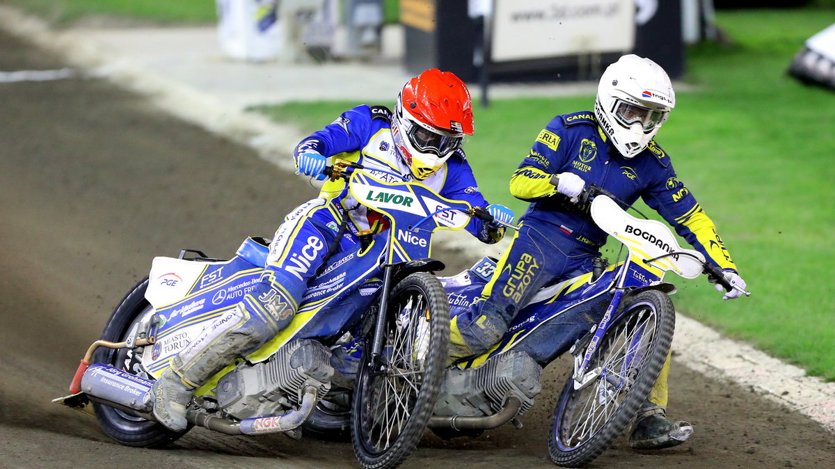 Robert Lambert (For Nature Solutions Apator Toruń) i Jarosław Hampel (Platinum Motor Lublin)