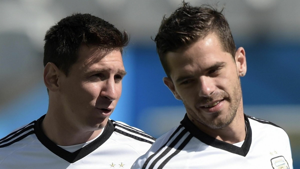 Fernando Gago i Lionel Messi