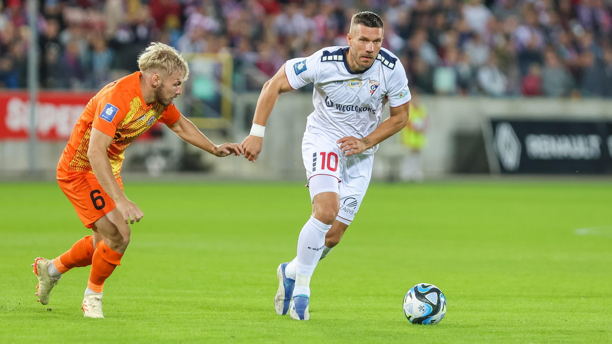 Lukas Podolski w barwach Górnika Zabrze