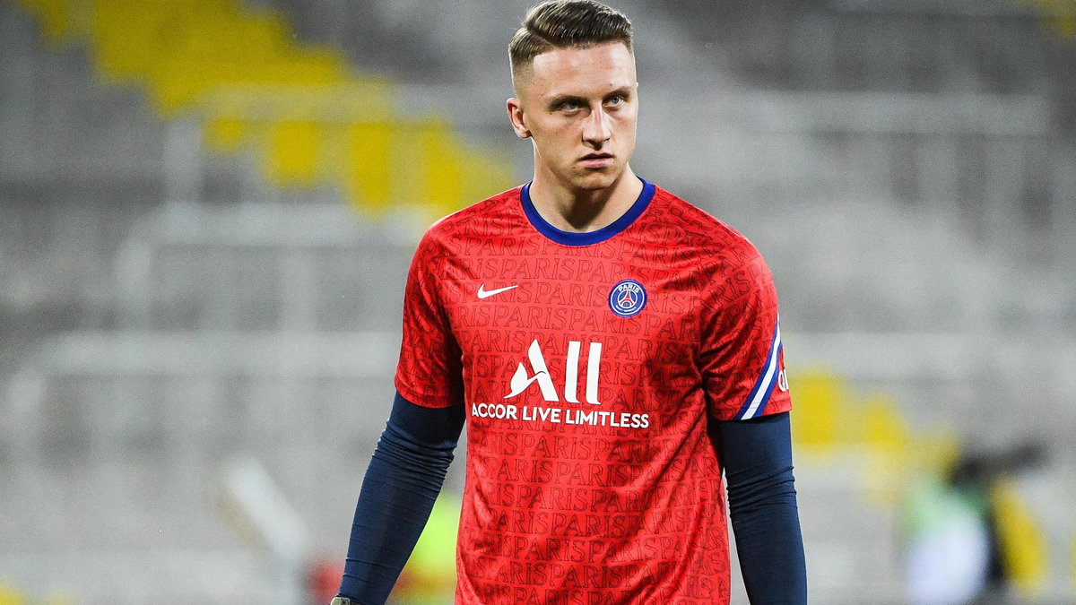 Marcin Bułka w barwach Paris Saint-Germain