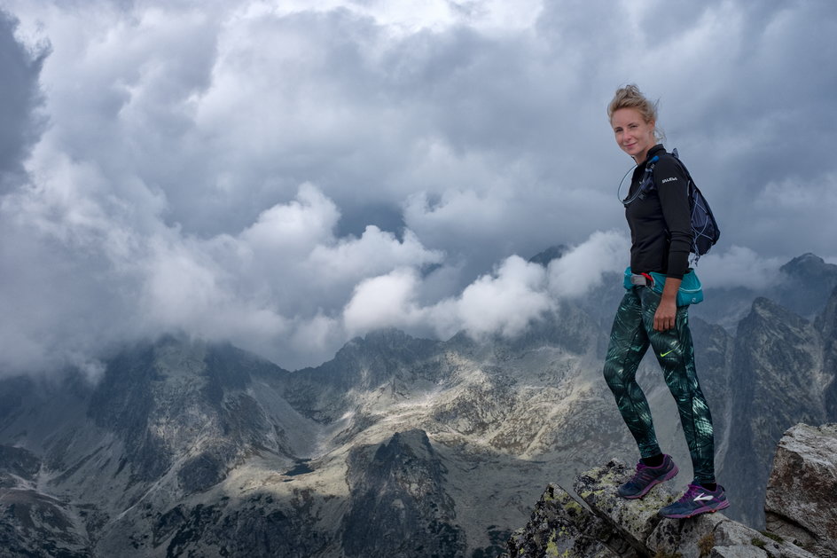Katarzyna Wróblewska w górach