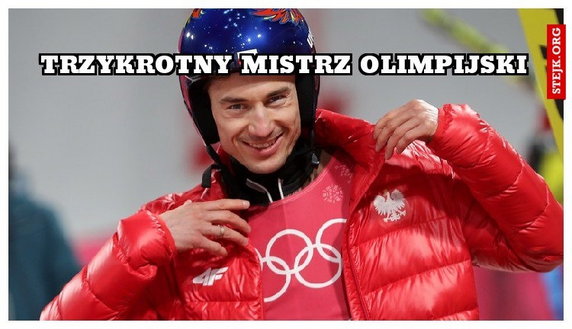 Kamil Stoch mistrzem olimpijskim. Memy po sukcesie Polaka