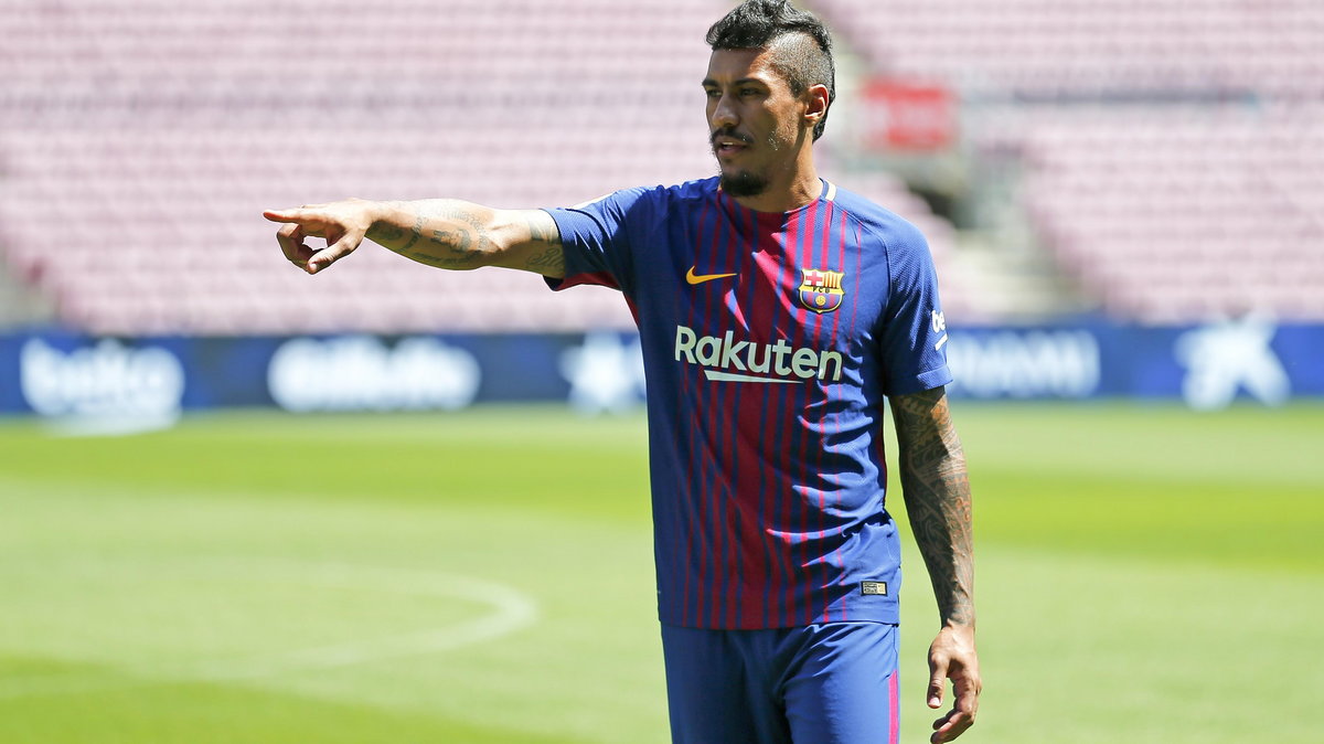 Presentation of Paulinho as new player of the PC Barcelona