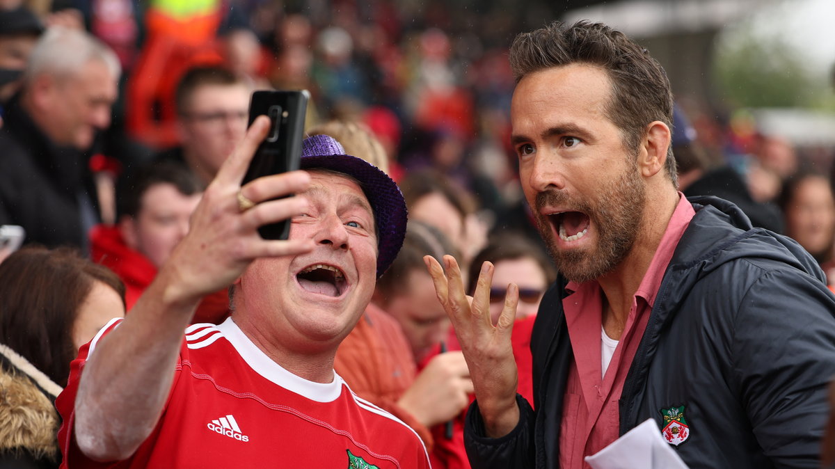 Ryan Reynolds i kibice Wrexhamu