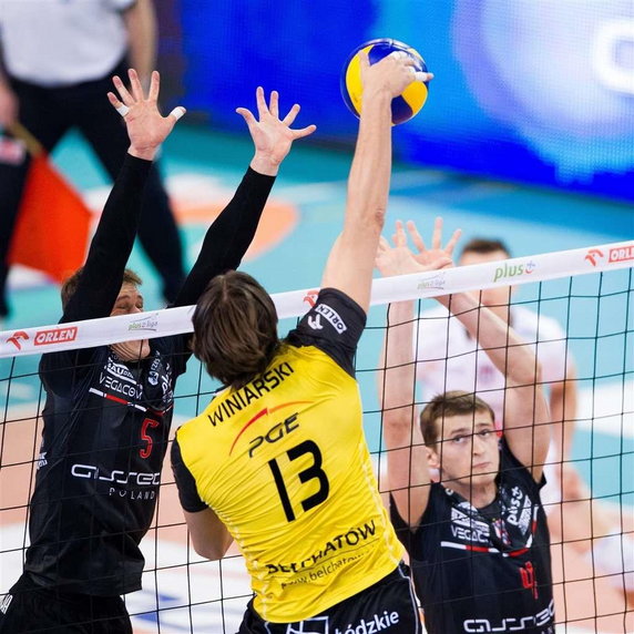 PGE Skra Bełchatów - Asseco Resovia Lukas Tichacek, Michał Winiarsk