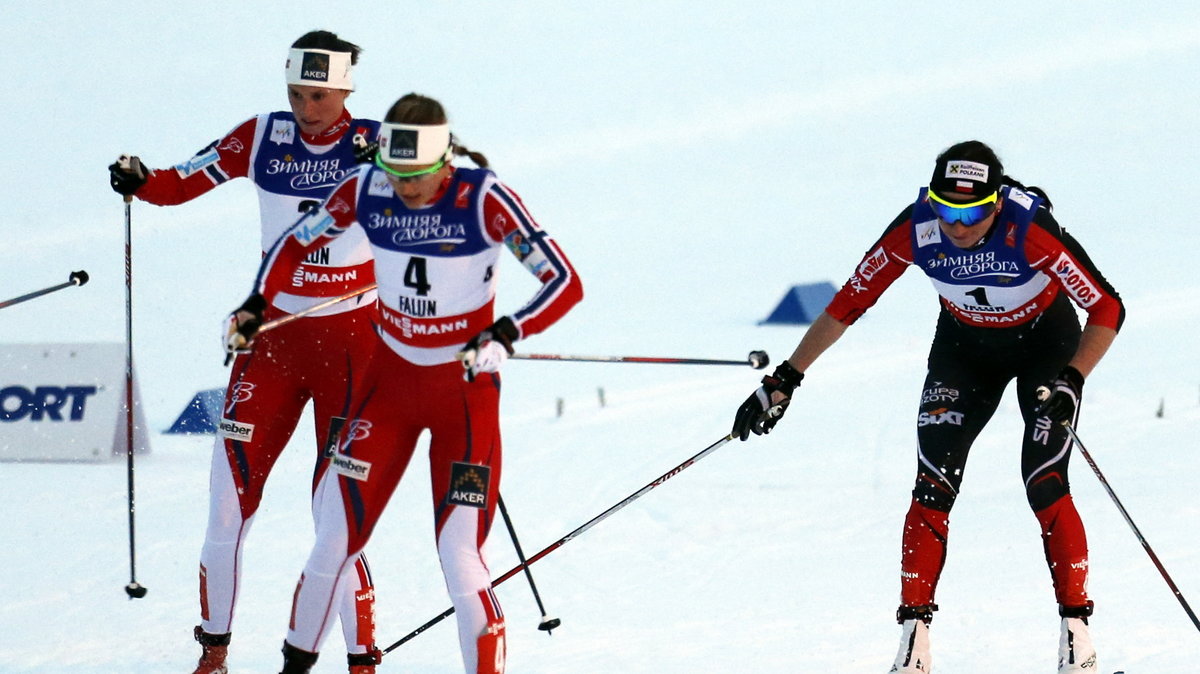 Marit Bjoergen, Ingvild Flugstad Oestberg i Justyna Kowalczyk