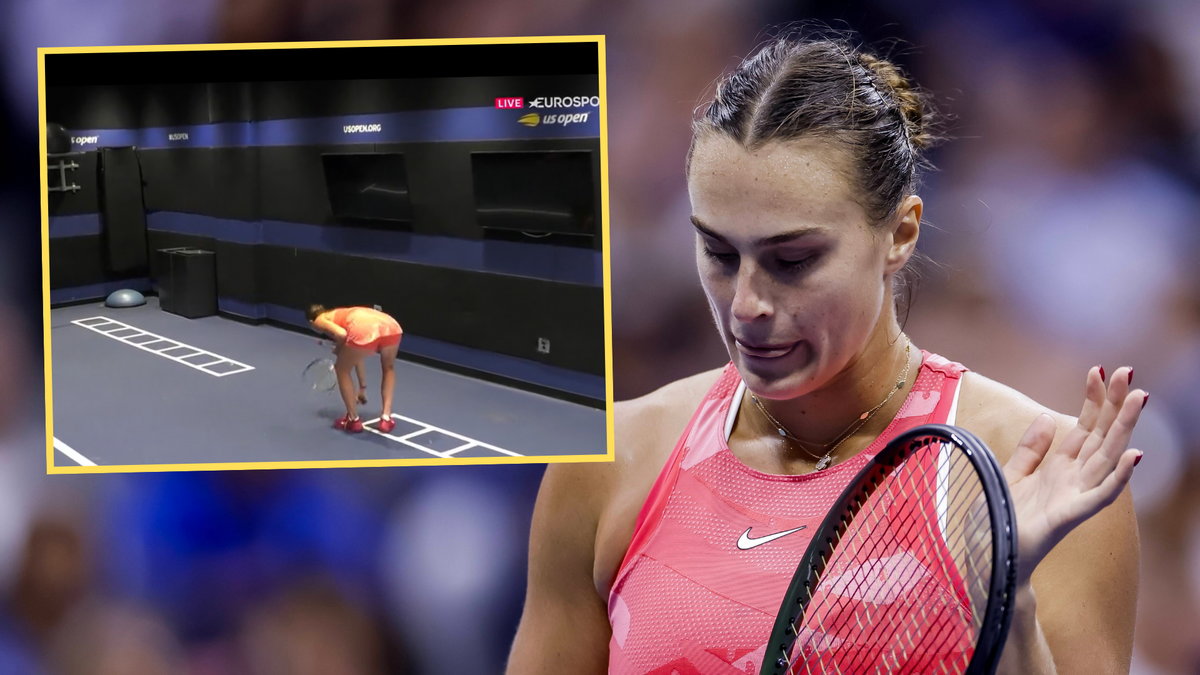 Aryna Sabalenka w złości zniszczyła rakietę po przegranym finale US Open.