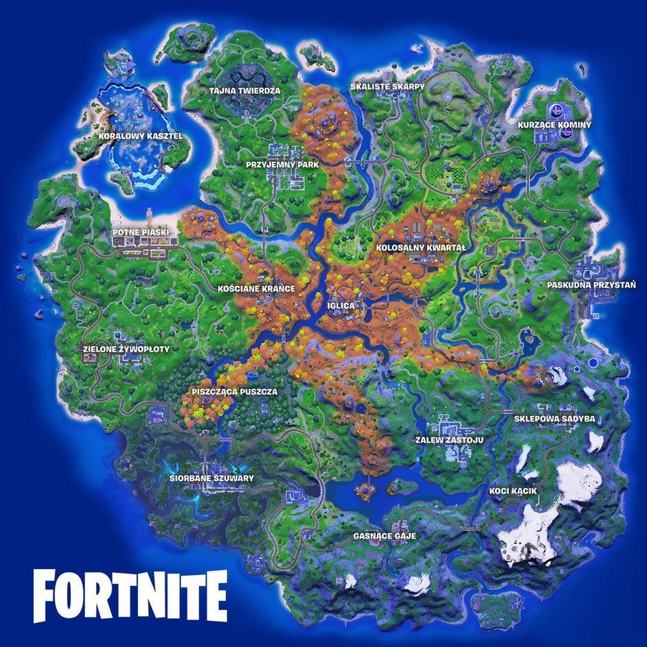 Fortnite - mapa 6 sezonu