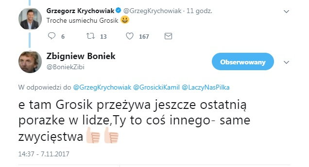 Zbigniew Boniek na Twitterze