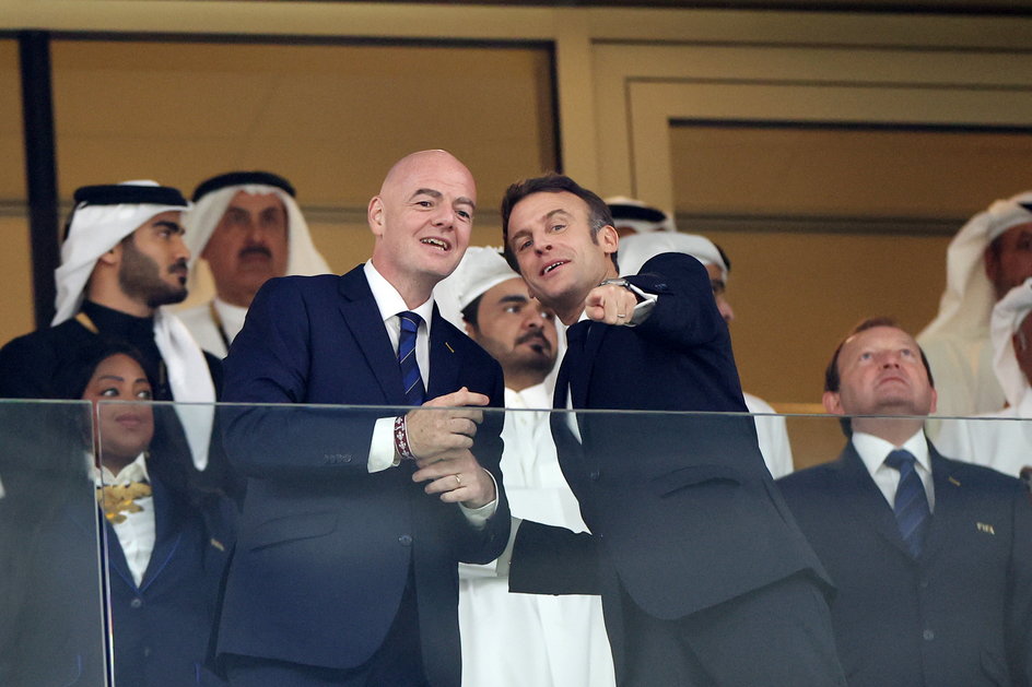 Gianni Infantino, Emmanuel Macron