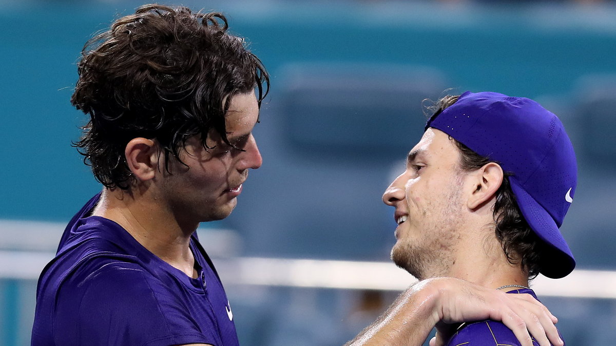 Taylor Fritz (L) i Miomir Kecmanović