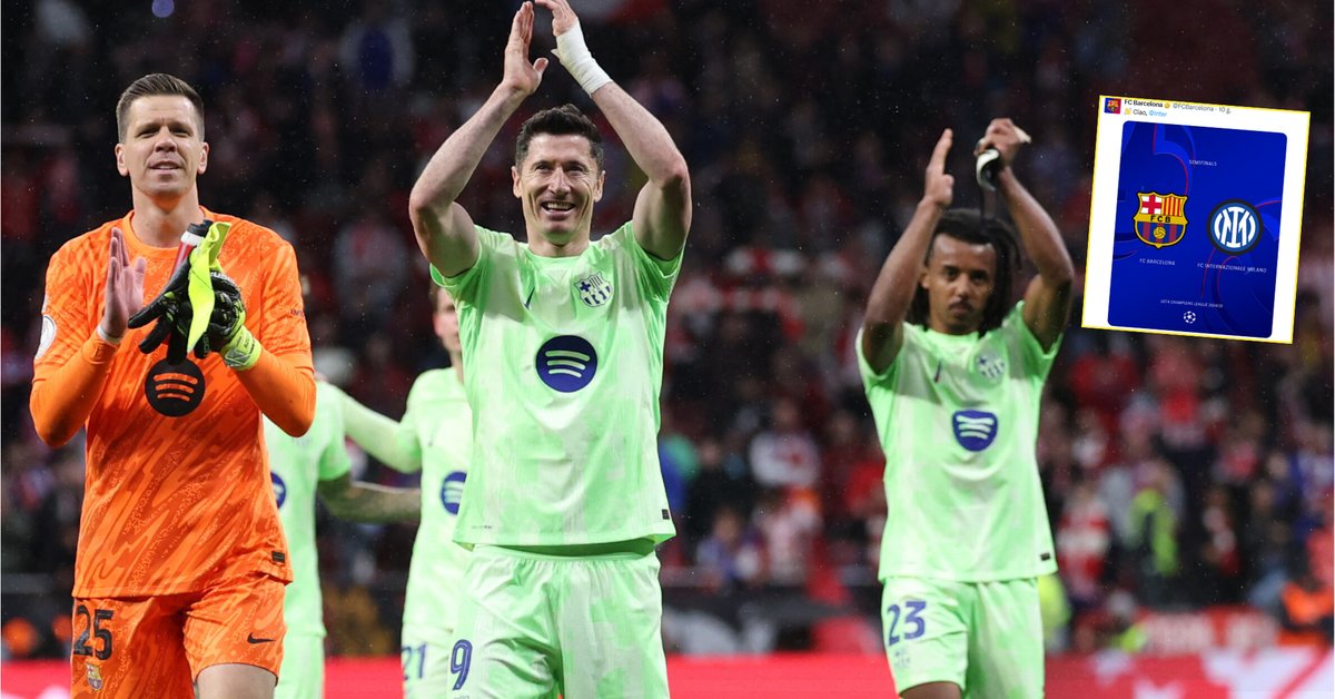 Tak FC Barcelona zareagowała na swojego rywala w półfinale Ligi Mistrzów. Jest odpowiedź