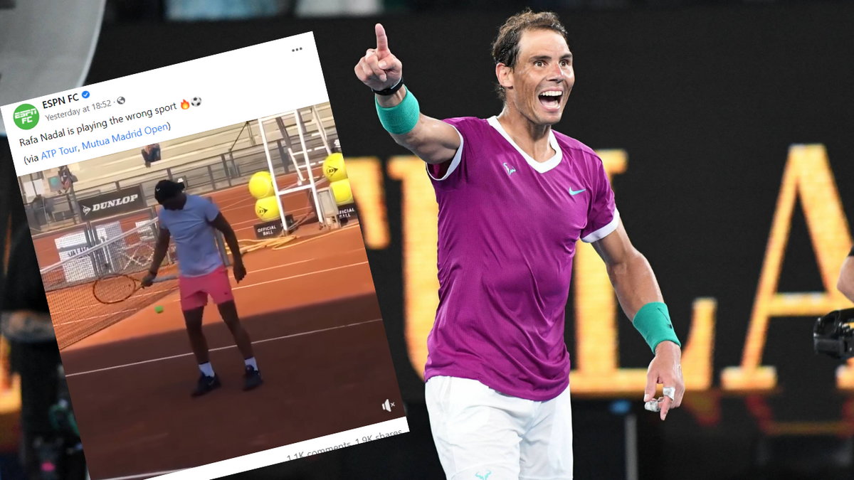 Rafael Nadal (facebook.com/ESPNFC)