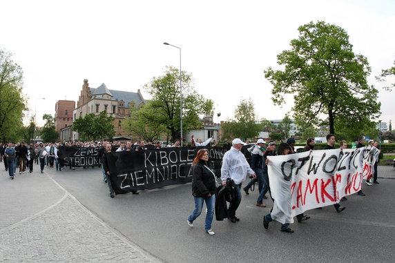 Protest kibiców Legii