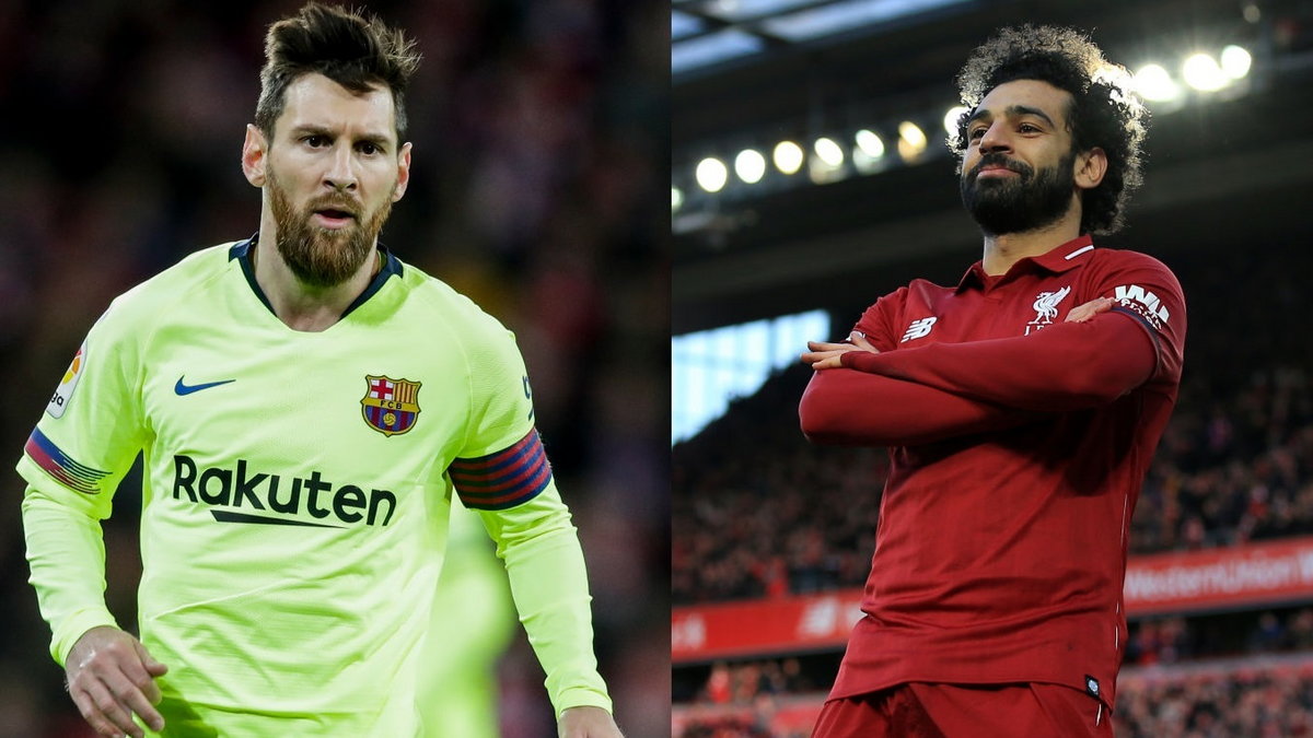 Lionel Messi i Mohamed Salah