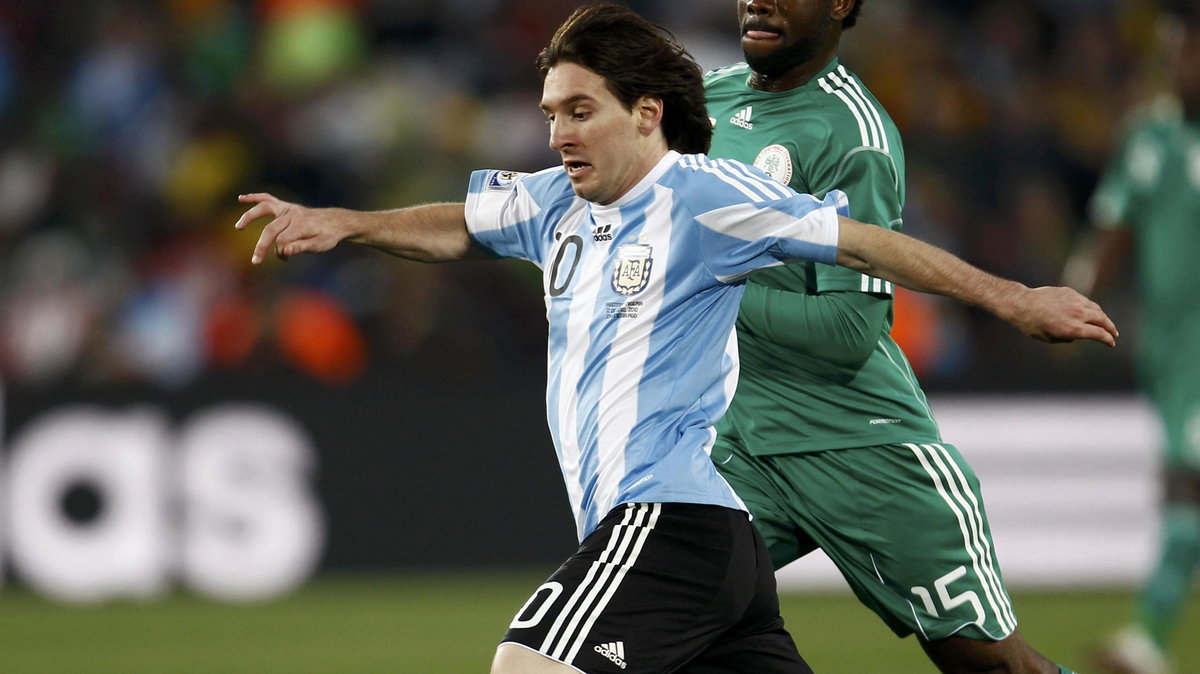 Argentyna - Nigeria podczas mundialu w RPA
