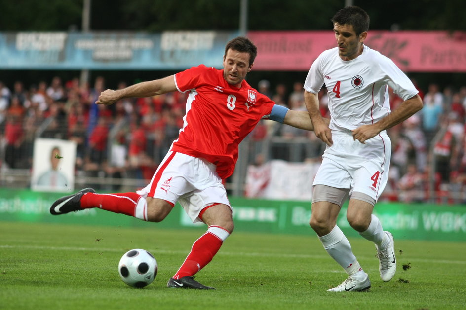 Maciej Żurawski în meciul cu Albania