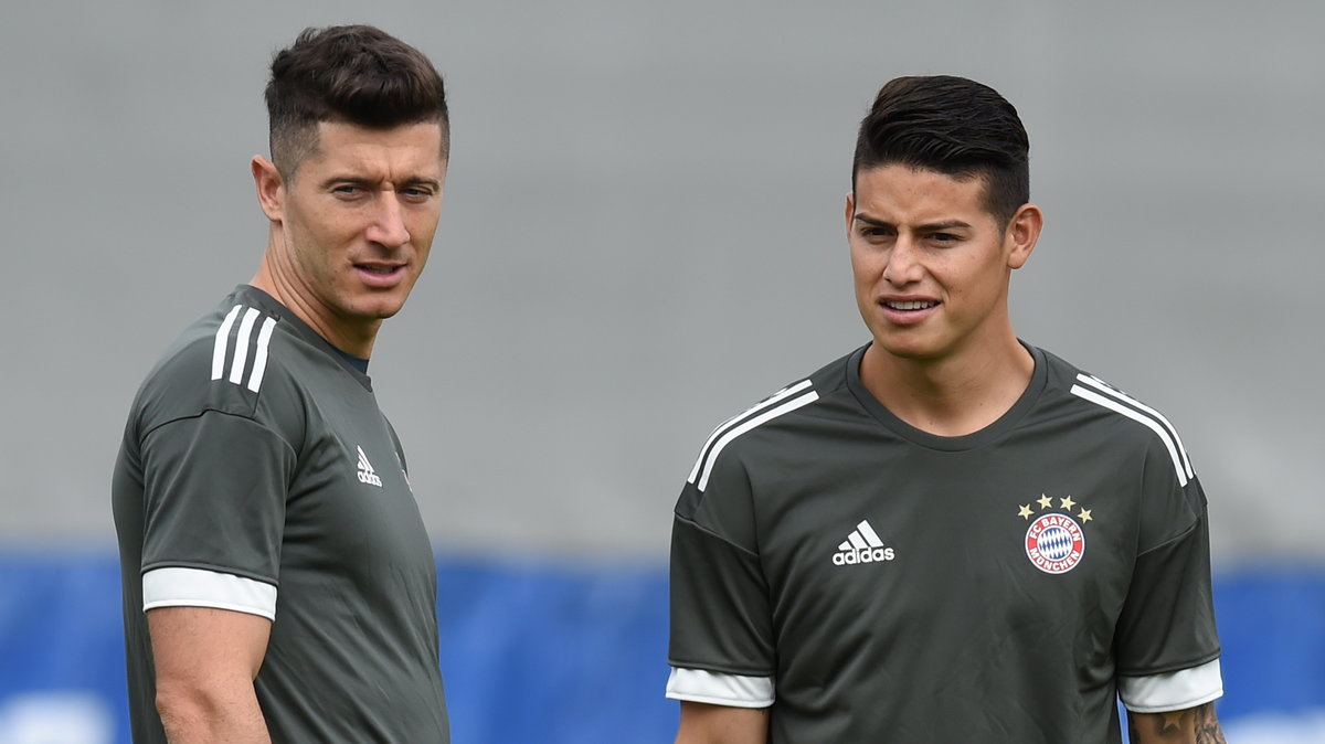 Robert Lewandowski i James Rodriguez