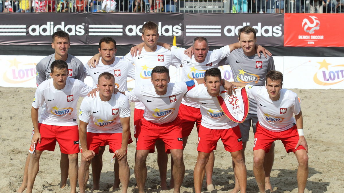 28.06.2014 BEACH SOCCER PILKA PLAZOWA POLSKA - HOLANDIA