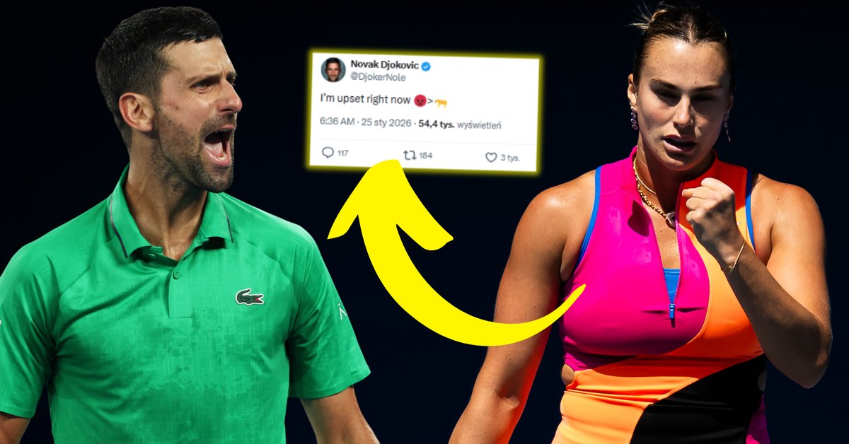 Novak Djoković zobaczył, co zrobiła Aryna Sabalenka w AO i musiał zareagować