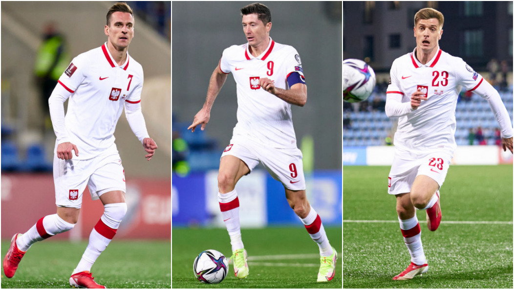 Arkadiusz Milik, Robert Lewandowski, Krzysztof Piątek