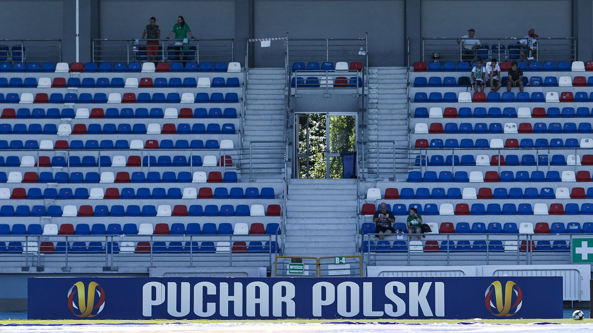 Stadion przy ulicy Narutowicza miał być tymczasowym obiektem Radomiaka, ale drużyna już się tam zadomowiła. 