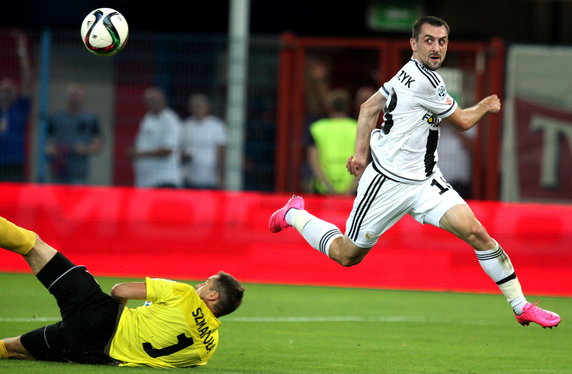 PIŁKA NOŻNA PIAST GLIWICE LEGIA WARSZAWA (Jakub Szmatuła Michał Kucharczyk )