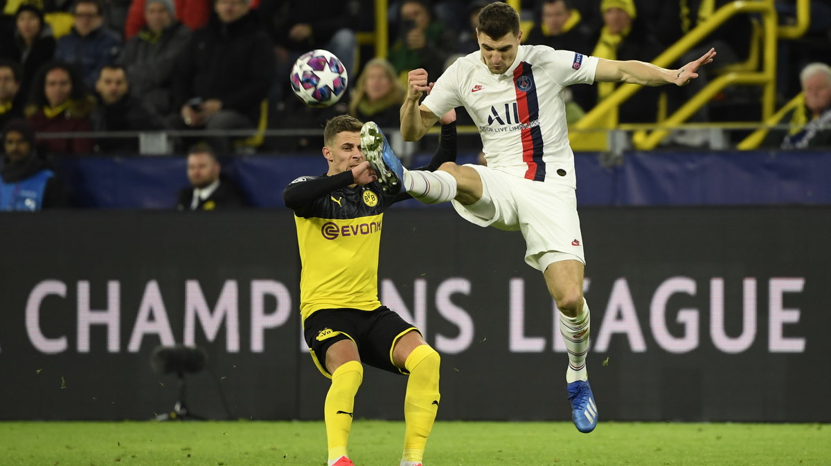 Thomas Meunier w meczu z Borussią Dortmund