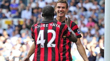 Yaya Toure i Edin Dzeko