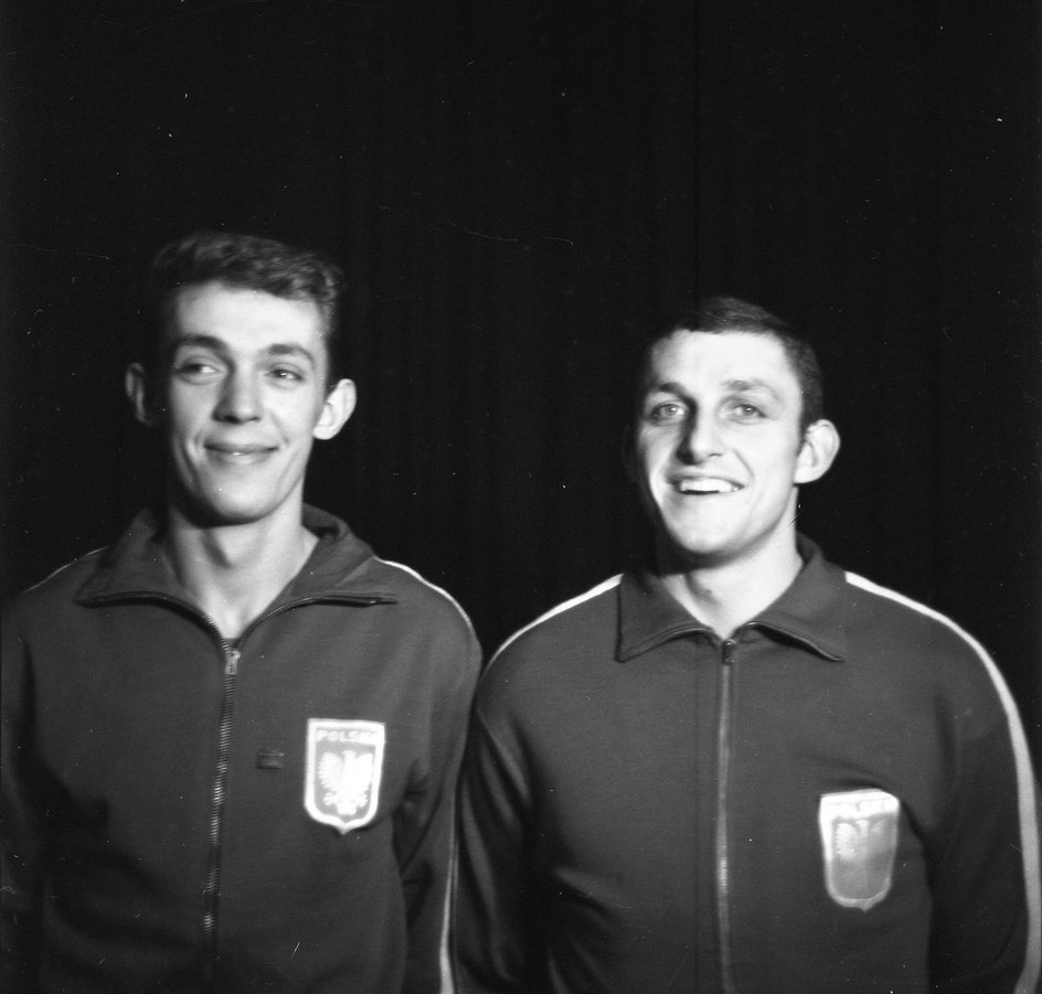 Wojciech Trams (z prawej) w 1967 r.